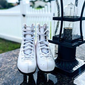 American Athletic Shoe Girl's Tricot Lined Ice Skates